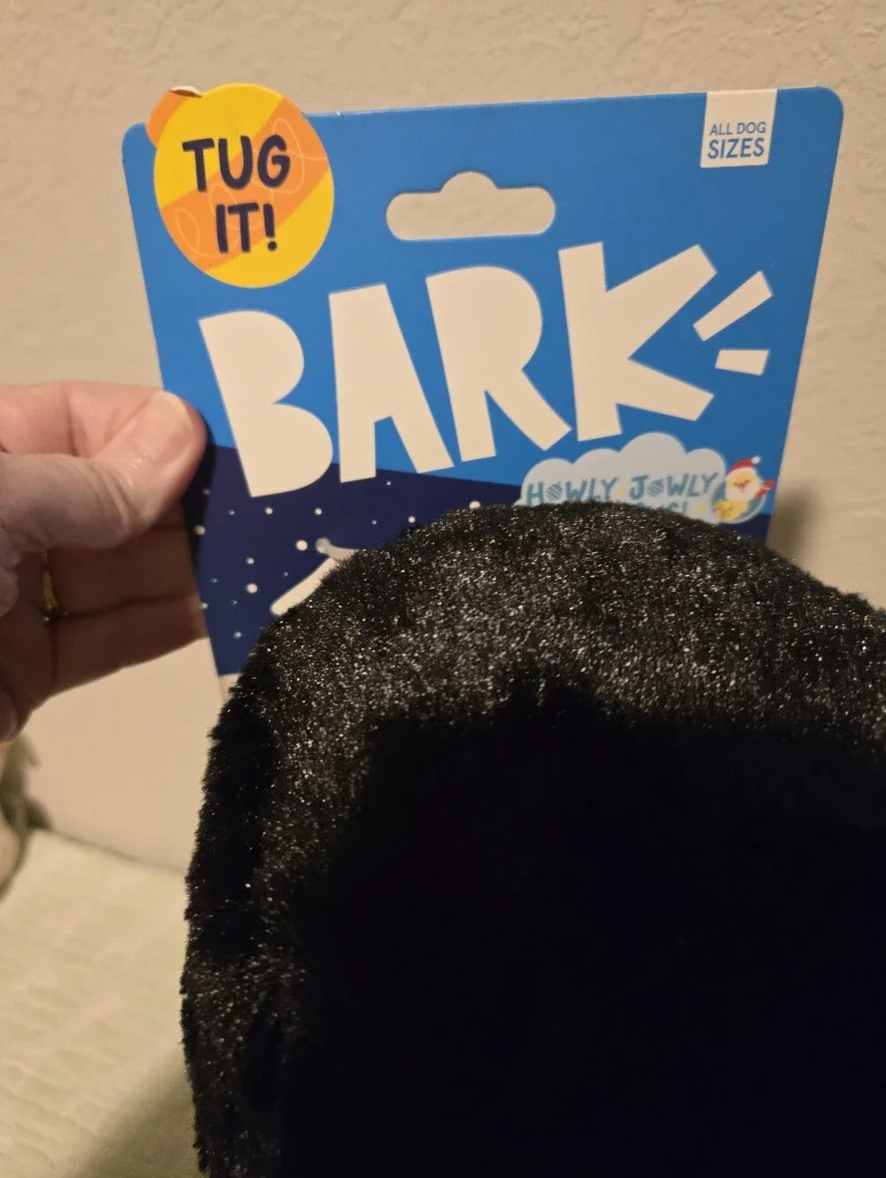 NWT Bark Box Holiday Plush Nutcracker Dog Toy.